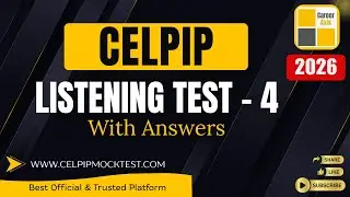 Celpip Listening Mock Test - 4 | Celpip Listening Test Practice With Answers - 2026