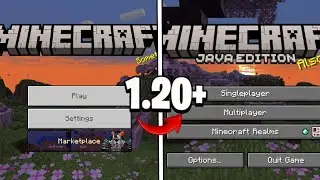 Como tener el Menú de Java en Minecraft Bedrock 1.20