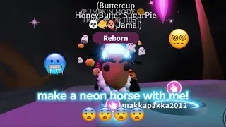 Make a neon horse with me! 😨