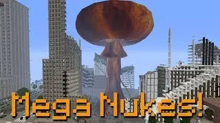 Minecraft MEGA NUKES, Stealth Bombers and Forcefields - Rival Rebels Mod #2