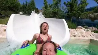 Acquascivoli: un giro sul gommone del Big River dell'Acquapark