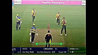 Shaheen Shah Afridi Takes Four Wickets in An Over in Vitality Blast