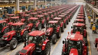 How HUNDREDS of TRACTORS Are Manufactured Every WEEK | Macy Ferguson by @skillspanda2.0