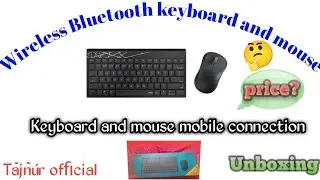RAPOO 8000M/Keyboard & Mouse Combo   Key wireless Bluetooth  Keyboard 🤔🤔🤔