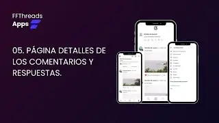 05. Página Detalles de Comentarios y Respuestas - Apps Threads Instagram con #flutterflow  🚀💻