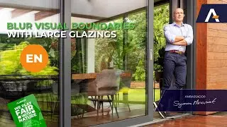 Blur visual boundaries with Aluprof large glazings SkyLine Type R