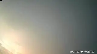 ATOM Camで撮影した雷 2024/7/27