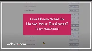 Learn the EASIEST Way to Name Your Business + Website