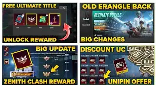 🔴Big Changes | Free Ultimate & Mythic Rewards | Zenith Clash Mode Reveal | 3.4 Update Is Here