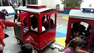Santa Claus en el Tren Infantil