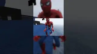Did Spider-Man fall in the end?  #spiderman