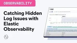 Finding unknown/unknowns in logs for SREs with Elastic Observability