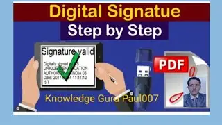 how to sign digital signature on pdf or document I how to create digital signature in pdf I digital