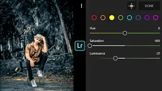 Charcoal effect Lightroom photo editing//preset download free