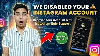 How To Fix We Disabled Your Instagram Account Recover 2026 | We Disabled Your Account Problem Solved