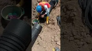How to joint HDPE pipe corrugated?
