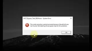 MCT Bypass Tool Rev4 Error Libusb0 dll