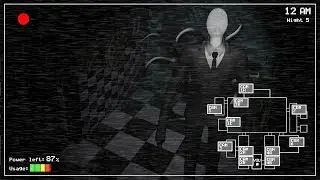 Secret Slenderman jumpscare in Five nights at freddy's?!