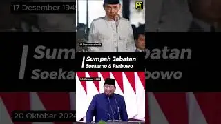 Sumpah Jabatan Soekarno & Prabowo (1949 & 2024)