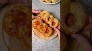 Косички с сосисками 😊