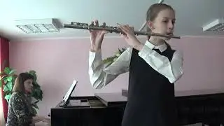 Левчук Анастасия. ГУО"ДШИ им.Г.Р.Ширмы г.Пружаны". И.Мангушев "Размышление"; К.М.Вебер "Виваче"(D)