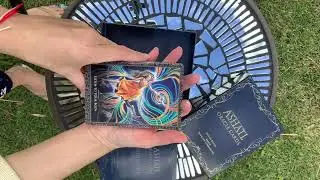 Unboxing Ashati Oracle Cards by Jerome Baudel and Francine Commeignes.