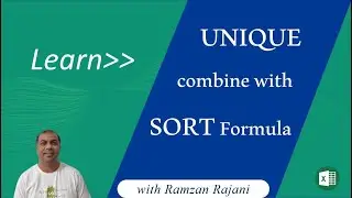 Unique Formula Combine with Sort