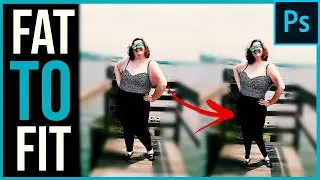 Just ONE Step from FAT to THIN | Photoshop makeover (हिंदी में)