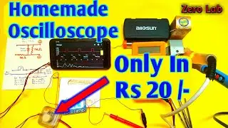 Homemade Oscilloscope For Frequency And Duty Cycle Measurement