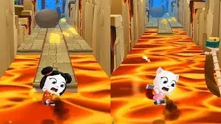 Talking Tom Gold Run - NEW UPDATE  Lucky Angela VS Talking Angela Boss Fight New Year 2020
