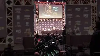 UFC 247 press conference from the crowd