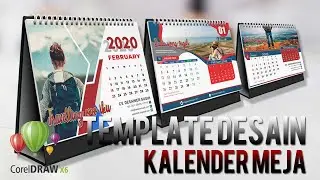 Bagi Bagi 3 Desain Kalender Meja Format Coreldraw
