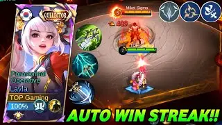 LAYLA NEW 1 HIT LIFESTEAL BUILD & EMBLEM IS HERE🔥 (100% broken!) - MLBB