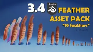 Feather Asset Pack | Blender 3.4