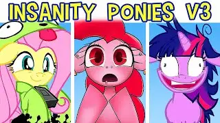 Friday Night Funkin' VS Elements Of Insanity V3 | My Little Pony - Pinkie vs Twilight (FNF MLP Mod)