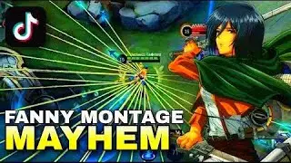 SUPER FAST CABLE FANNY MAYHEM MONTAGE⚡!! FANNY TIKTOK PLAYSTYLE - Mobilegends