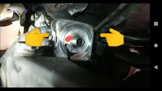 VW T4 замена прокладки под радиатором охлождения масла и масляным фильтром.