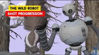 The Wild Robot | Roz Shot Progression | Animation Breakdowns | 3D Animation Internships