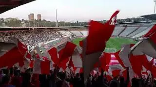 FK Crvena zvezda - TSC 4:1 Ale, Crvena zvezda le, koreografija sa barjacima