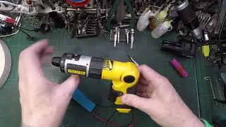 Converting a Dewalt 3.6v NiCd screwdriver to Li-Ion.