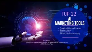 Top 12 AI Marketing Tools #mnrWorldtips #aimarketingtools #businessgrowth #2023