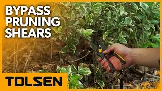 TOLSEN 8" Bypass Pruning Shears Professional Garden Trimming Scissors
