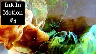 Ink In Motion #4 Ink underwater Rainbow colours