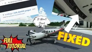 Msfs2020*TBM Mod BROKEN? Switches not working? Cant start? Fix tutorial guide for sim update!