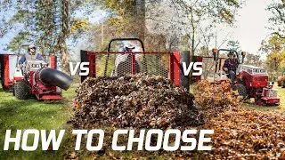 Blower Vs Turbine Vs Plow | Fastest Leaf Removal