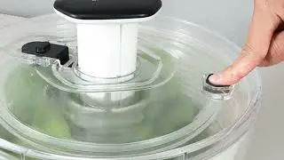 Ourokhome salad spinner, one hand operation