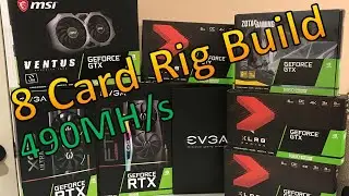 RTX 3080 3090 and 1660Ti/Super Mining Rig Build 492 MH/s and 1300 Watts
