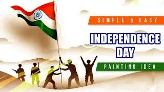 Easy Independence Day 🇮🇳 Painting | Oil Pastel