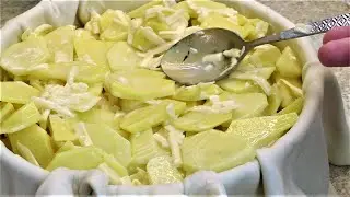 Ich habe noch nie so leckere Kartoffeln gegessen! Ein einfaches Rezept für einen Kartoffelauflauf!