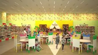 Анимация детского кафе
